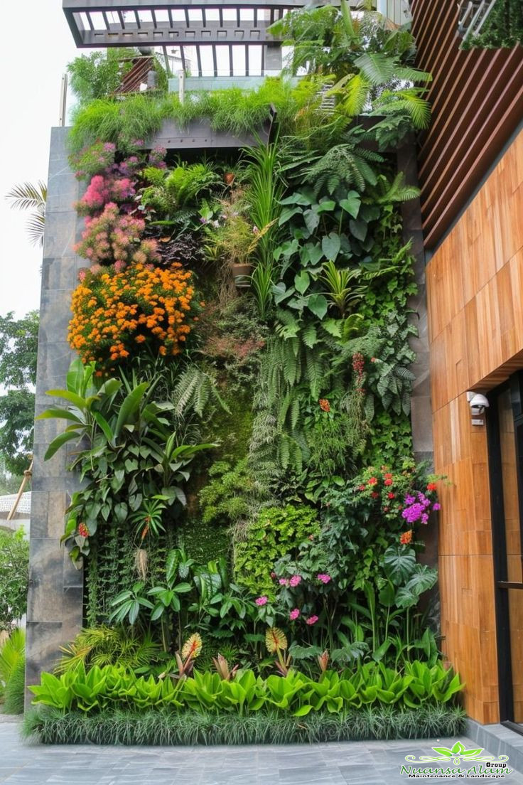 Jasa Pembuatan Taman Vertical Garden